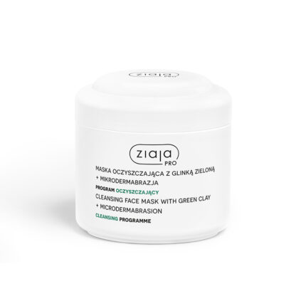 Ziaja Pro - Reinigende Gesichtsmaske mit grüner Tonerde + Microdermabrasion, 250ml