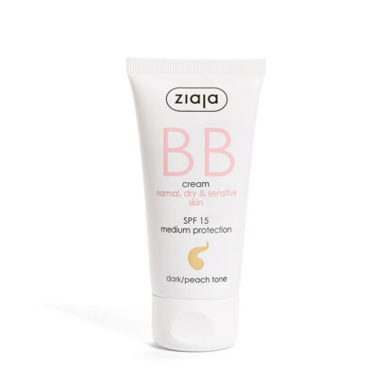 Ziaja - BB Creme für Normal, trockene und empfindliche Haut - Dark/Peach Tone SPF15 50ml